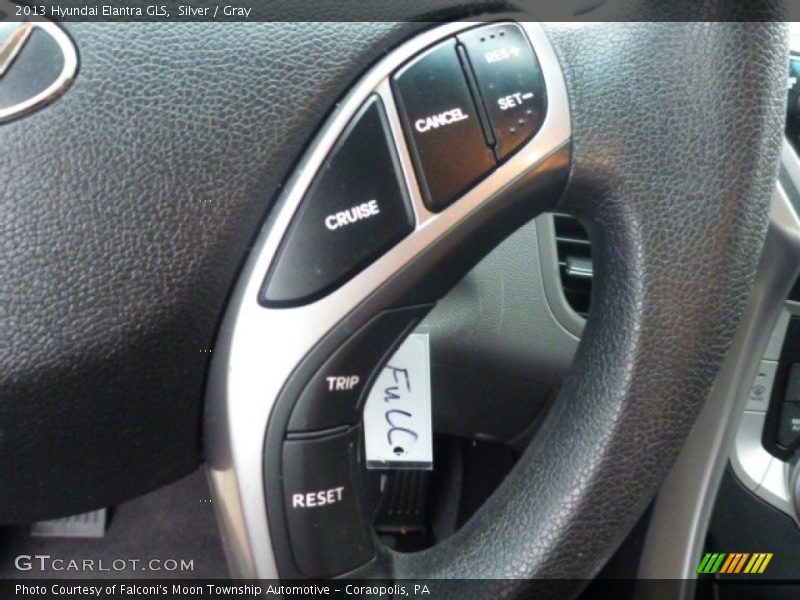 Silver / Gray 2013 Hyundai Elantra GLS