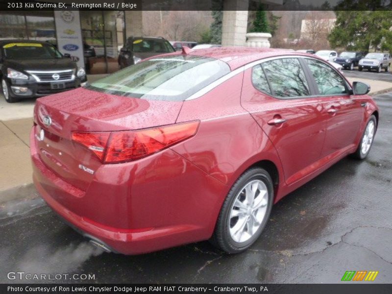 Remington Red / Beige 2013 Kia Optima EX