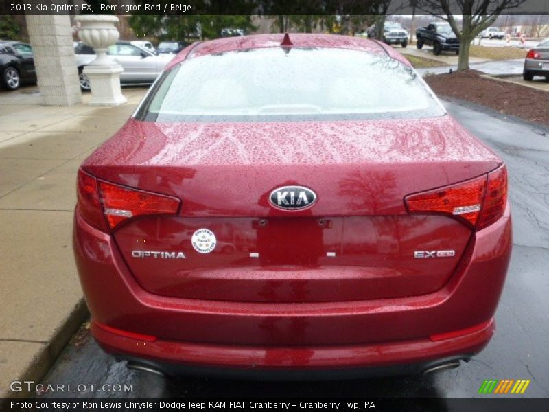Remington Red / Beige 2013 Kia Optima EX