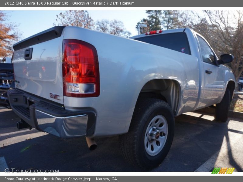 Quicksilver Metallic / Dark Titanium 2012 GMC Sierra 1500 Regular Cab