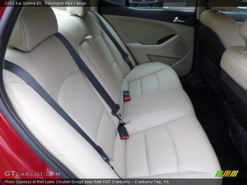 Remington Red / Beige 2013 Kia Optima EX