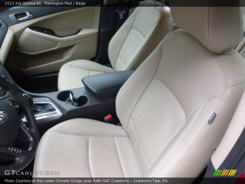 Remington Red / Beige 2013 Kia Optima EX