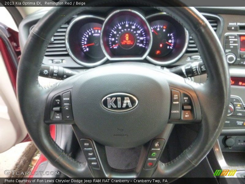 Remington Red / Beige 2013 Kia Optima EX