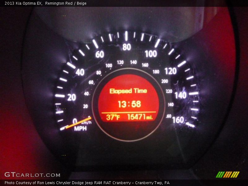Remington Red / Beige 2013 Kia Optima EX