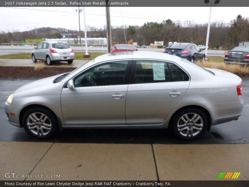 Reflex Silver Metallic / Anthracite 2007 Volkswagen Jetta 2.5 Sedan