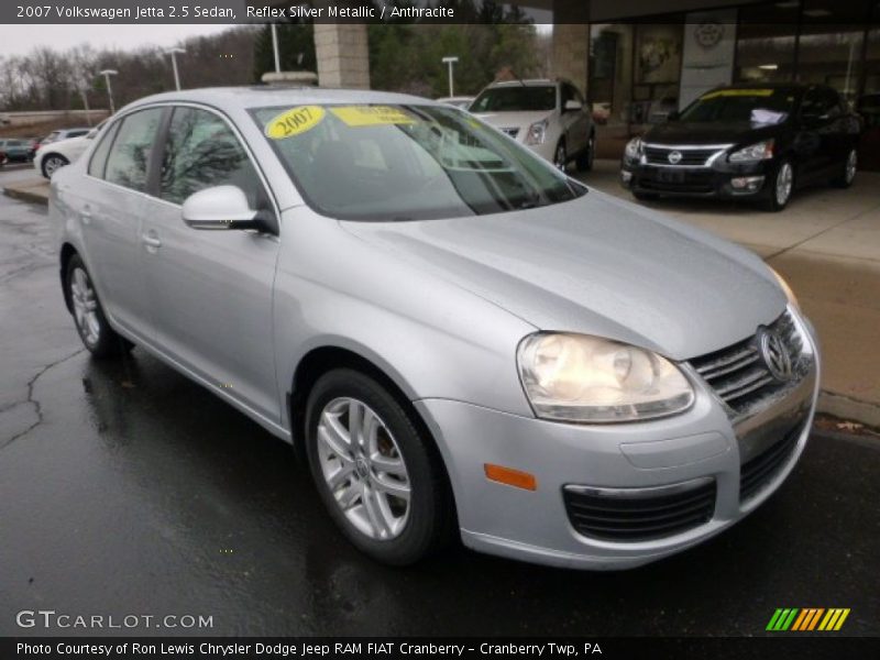 Reflex Silver Metallic / Anthracite 2007 Volkswagen Jetta 2.5 Sedan
