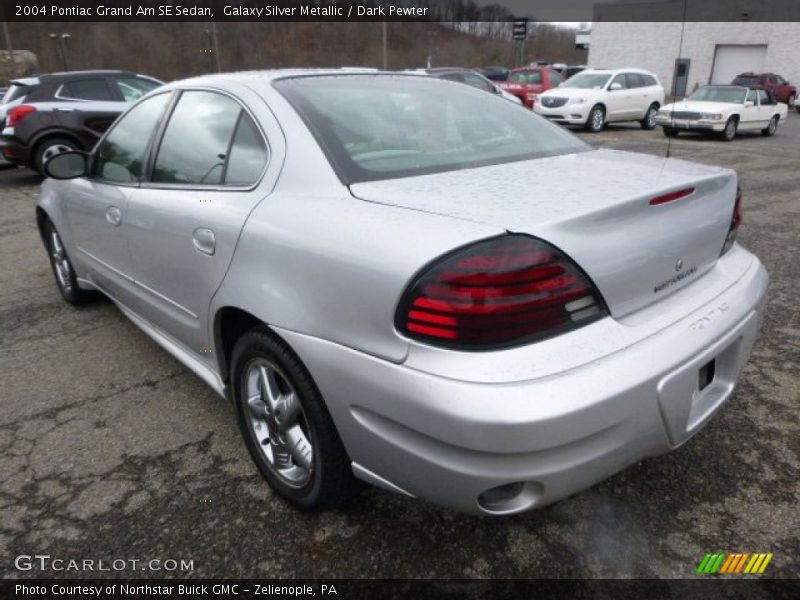 Galaxy Silver Metallic / Dark Pewter 2004 Pontiac Grand Am SE Sedan