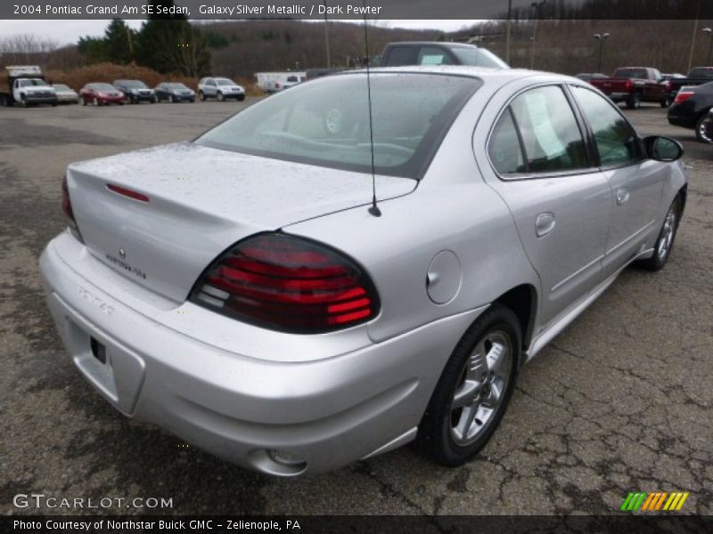 Galaxy Silver Metallic / Dark Pewter 2004 Pontiac Grand Am SE Sedan