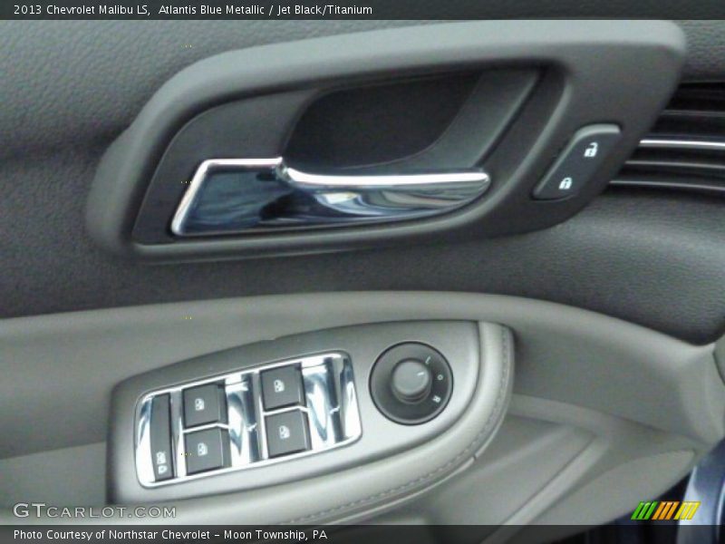 Atlantis Blue Metallic / Jet Black/Titanium 2013 Chevrolet Malibu LS
