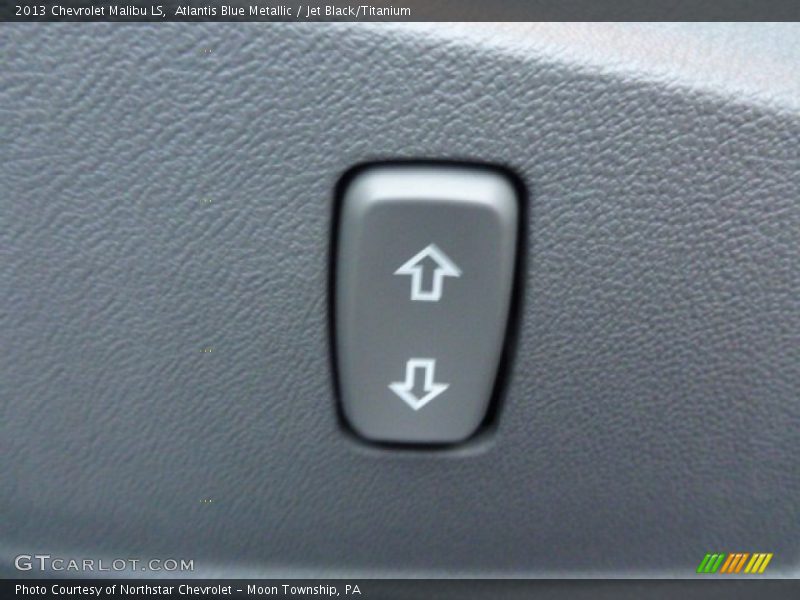 Atlantis Blue Metallic / Jet Black/Titanium 2013 Chevrolet Malibu LS