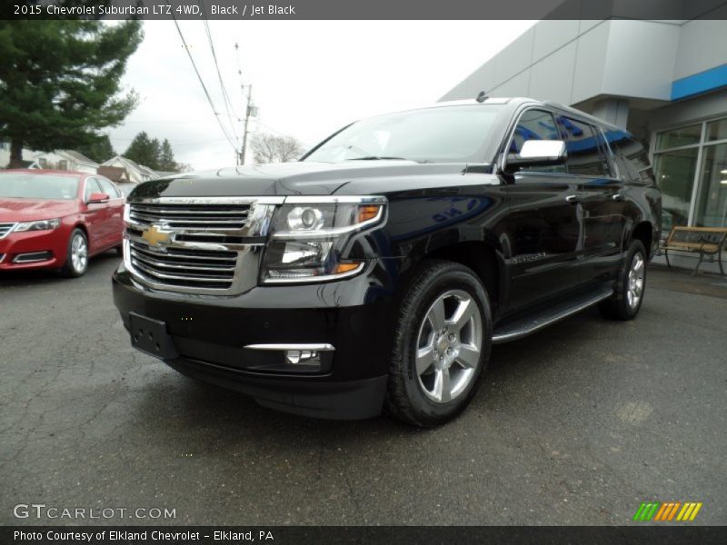 Black / Jet Black 2015 Chevrolet Suburban LTZ 4WD