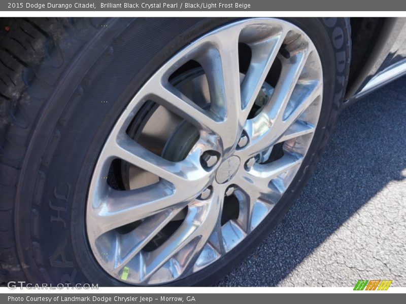 Brilliant Black Crystal Pearl / Black/Light Frost Beige 2015 Dodge Durango Citadel