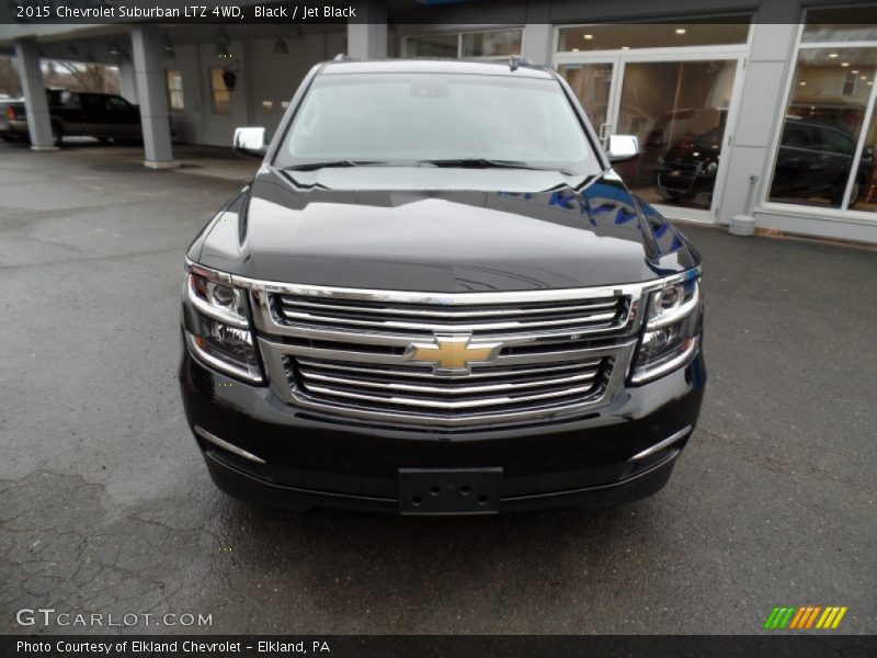 Black / Jet Black 2015 Chevrolet Suburban LTZ 4WD