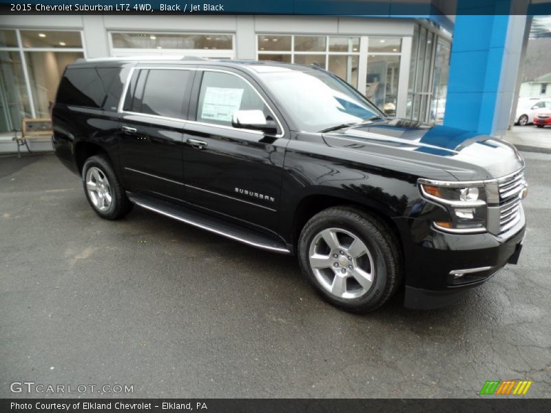 Black / Jet Black 2015 Chevrolet Suburban LTZ 4WD