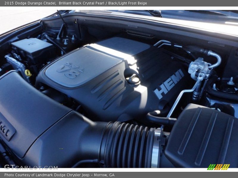 Brilliant Black Crystal Pearl / Black/Light Frost Beige 2015 Dodge Durango Citadel