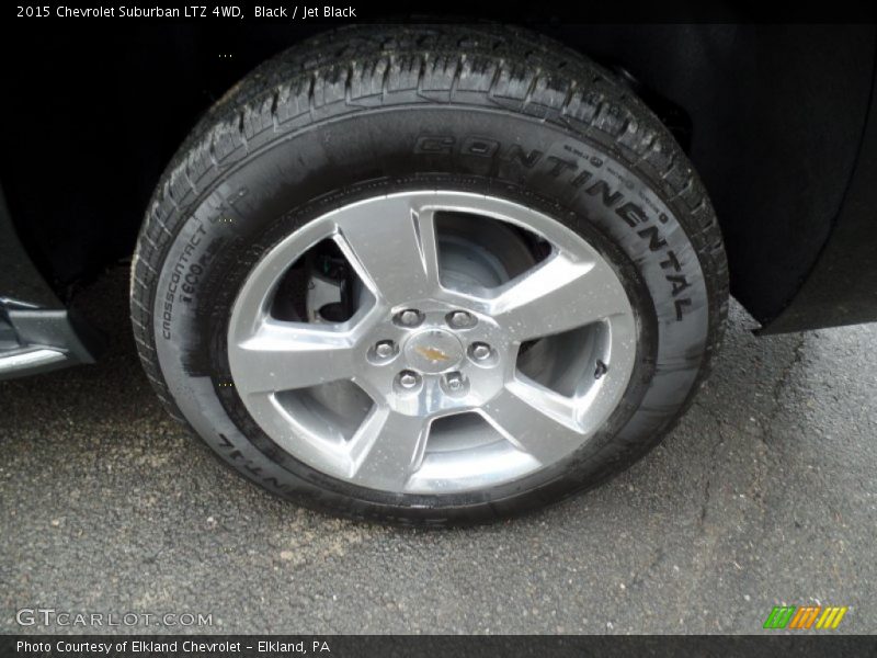 Black / Jet Black 2015 Chevrolet Suburban LTZ 4WD