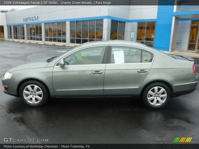 Granite Green Metallic / Pure Beige 2006 Volkswagen Passat 2.0T Sedan