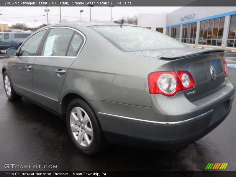 Granite Green Metallic / Pure Beige 2006 Volkswagen Passat 2.0T Sedan