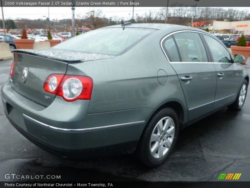 Granite Green Metallic / Pure Beige 2006 Volkswagen Passat 2.0T Sedan