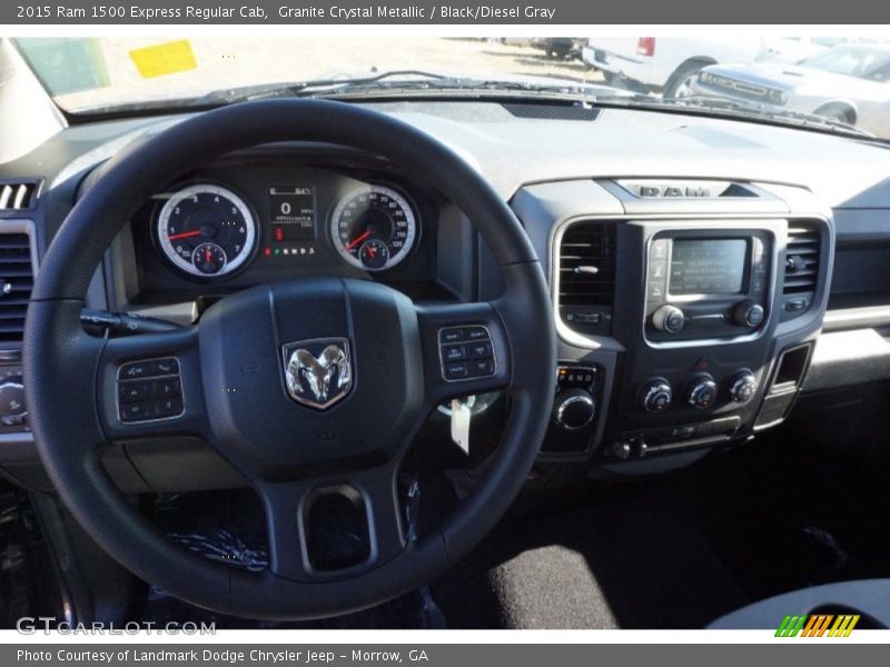 Granite Crystal Metallic / Black/Diesel Gray 2015 Ram 1500 Express Regular Cab