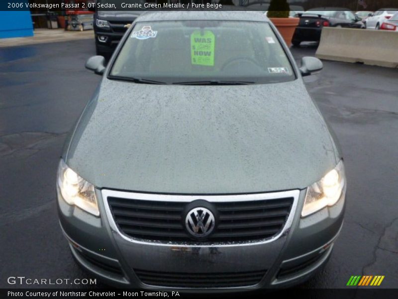 Granite Green Metallic / Pure Beige 2006 Volkswagen Passat 2.0T Sedan