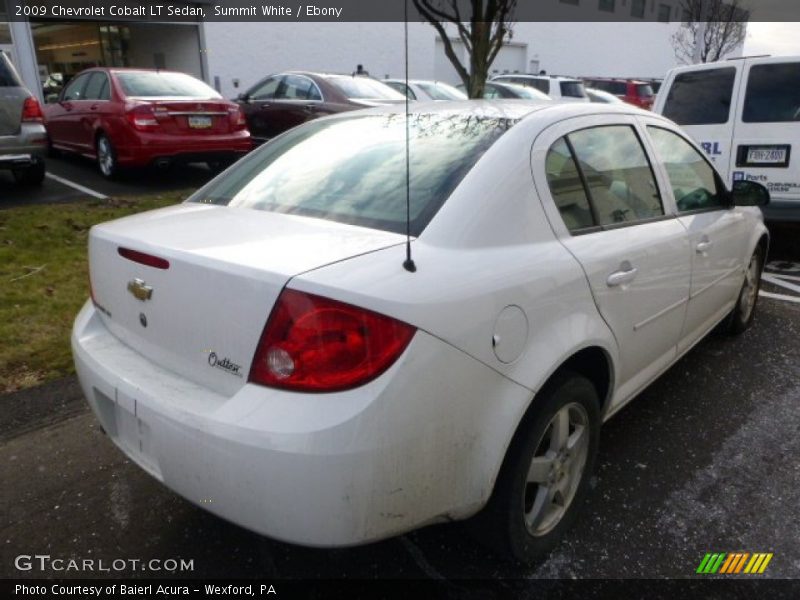 Summit White / Ebony 2009 Chevrolet Cobalt LT Sedan