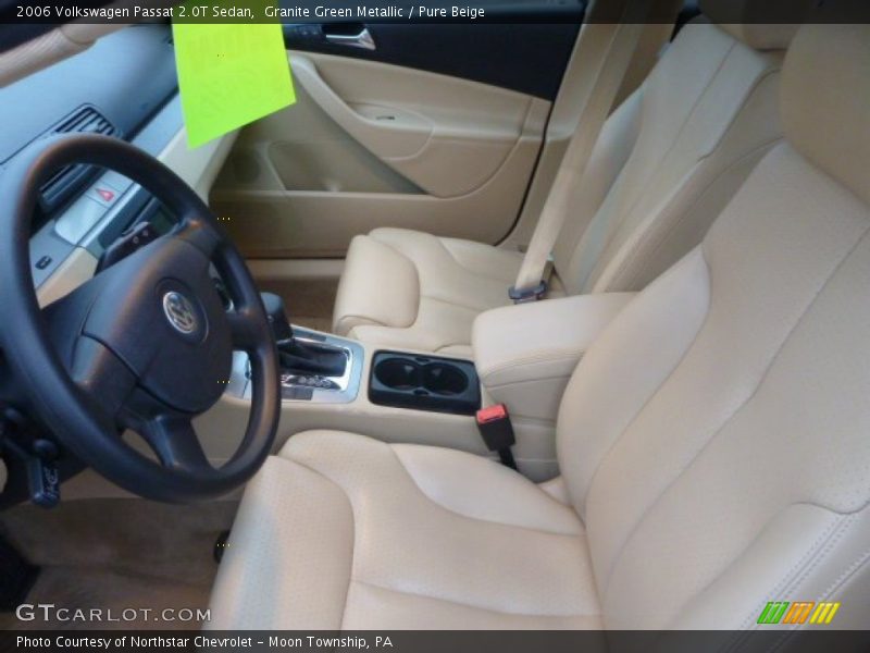 Granite Green Metallic / Pure Beige 2006 Volkswagen Passat 2.0T Sedan
