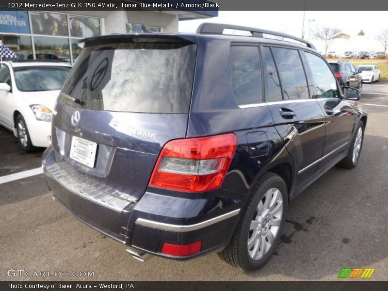 Lunar Blue Metallic / Almond/Black 2012 Mercedes-Benz GLK 350 4Matic