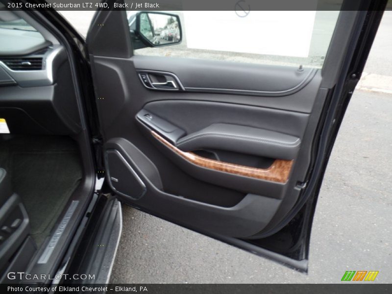 Black / Jet Black 2015 Chevrolet Suburban LTZ 4WD