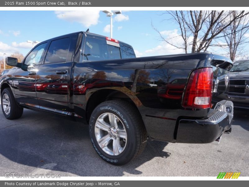 Black / Black 2015 Ram 1500 Sport Crew Cab