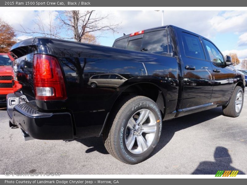 Black / Black 2015 Ram 1500 Sport Crew Cab