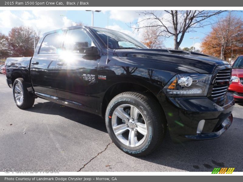 Front 3/4 View of 2015 1500 Sport Crew Cab