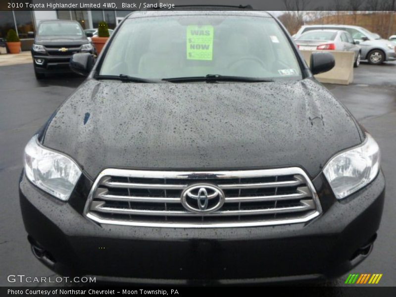 Black / Sand Beige 2010 Toyota Highlander Limited 4WD
