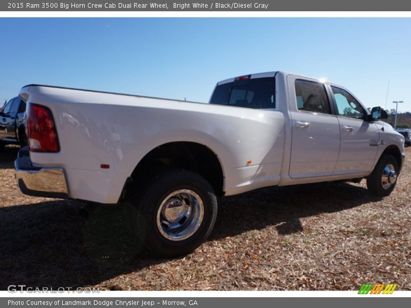 Bright White / Black/Diesel Gray 2015 Ram 3500 Big Horn Crew Cab Dual Rear Wheel