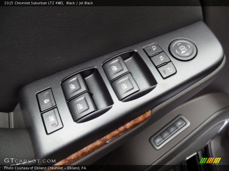 Black / Jet Black 2015 Chevrolet Suburban LTZ 4WD