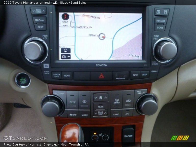 Black / Sand Beige 2010 Toyota Highlander Limited 4WD
