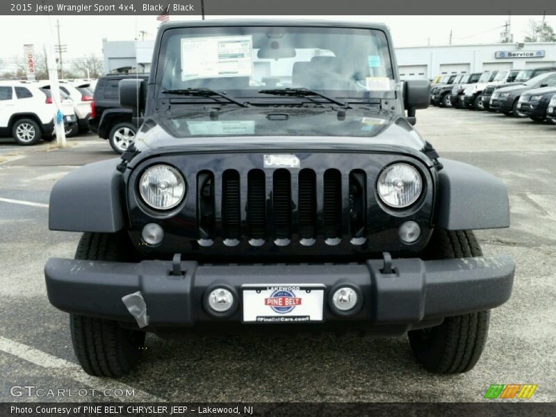 Black / Black 2015 Jeep Wrangler Sport 4x4