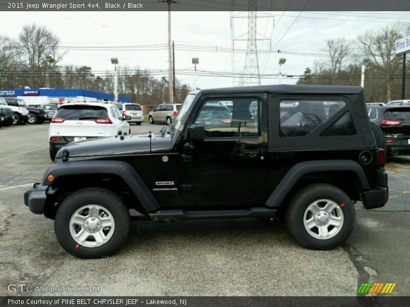 Black / Black 2015 Jeep Wrangler Sport 4x4