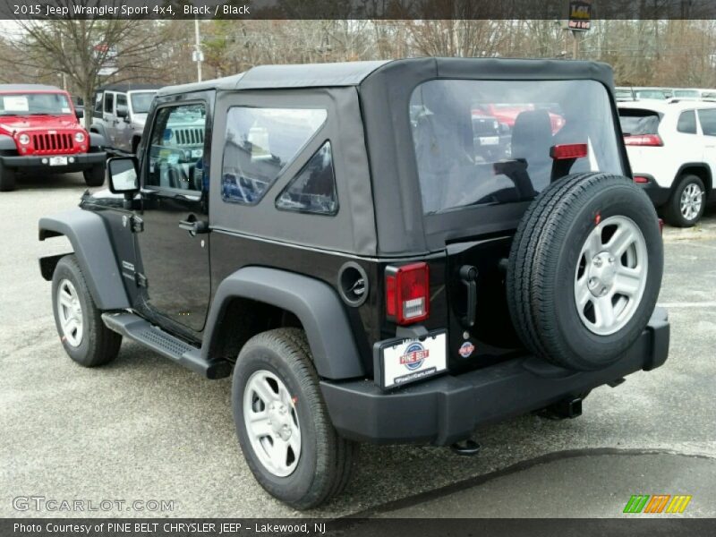 Black / Black 2015 Jeep Wrangler Sport 4x4