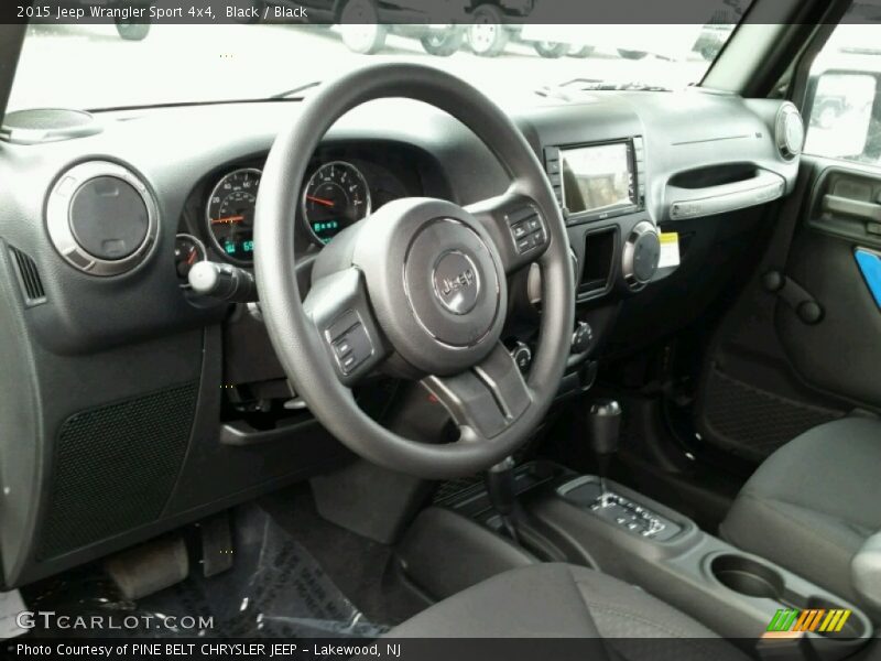 Black / Black 2015 Jeep Wrangler Sport 4x4