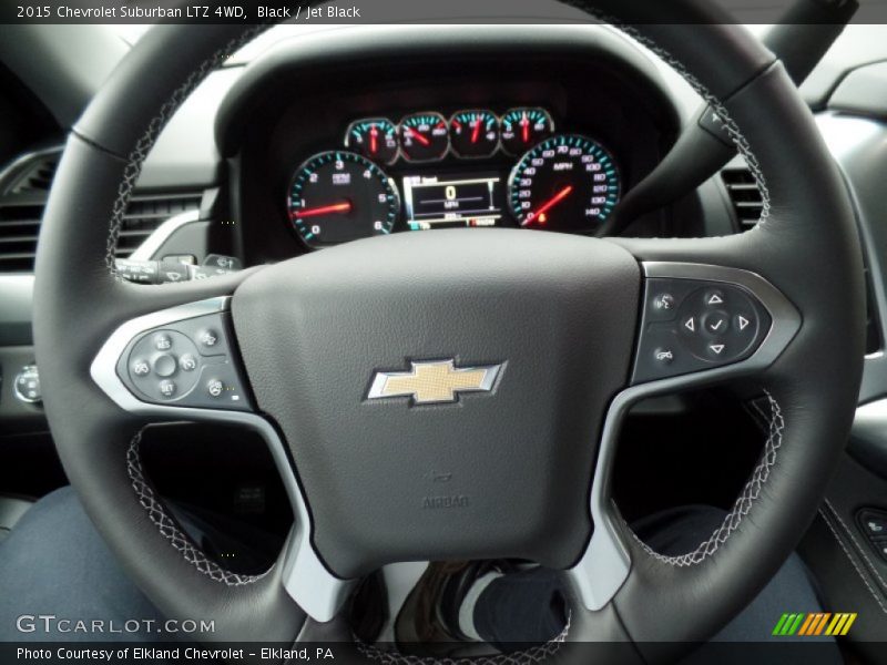 Black / Jet Black 2015 Chevrolet Suburban LTZ 4WD