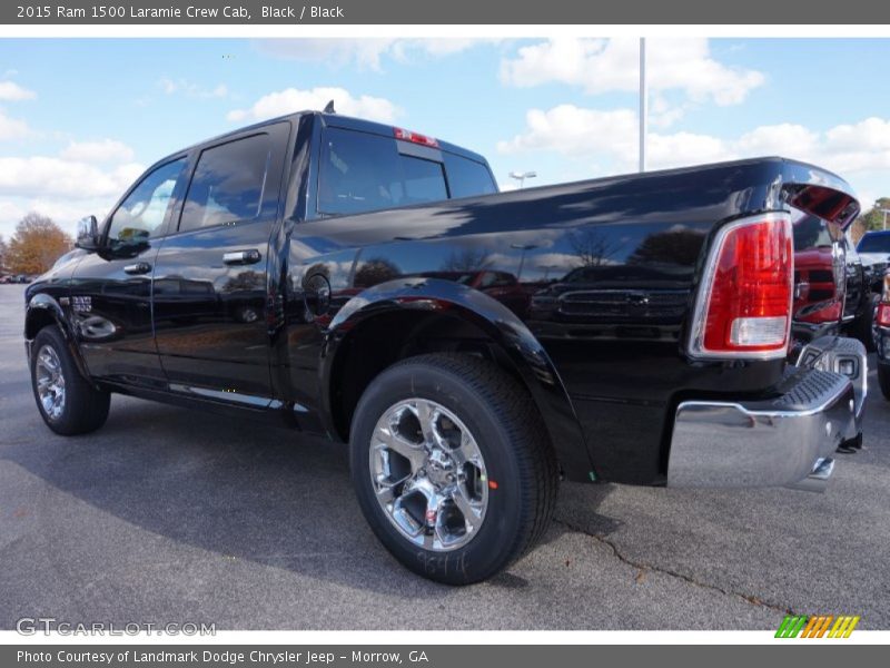 Black / Black 2015 Ram 1500 Laramie Crew Cab