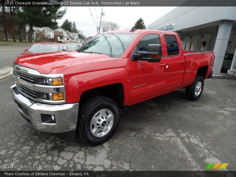 Victory Red / Jet Black 2015 Chevrolet Silverado 2500HD LT Double Cab 4x4