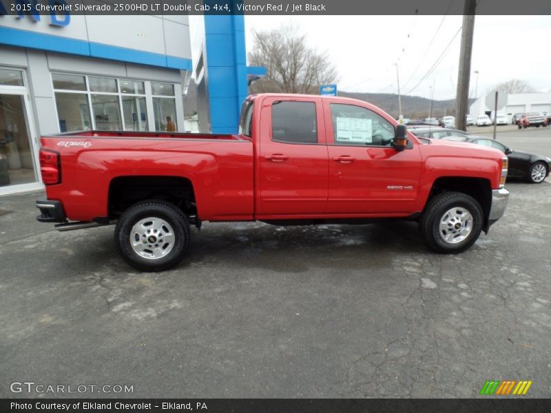 Victory Red / Jet Black 2015 Chevrolet Silverado 2500HD LT Double Cab 4x4