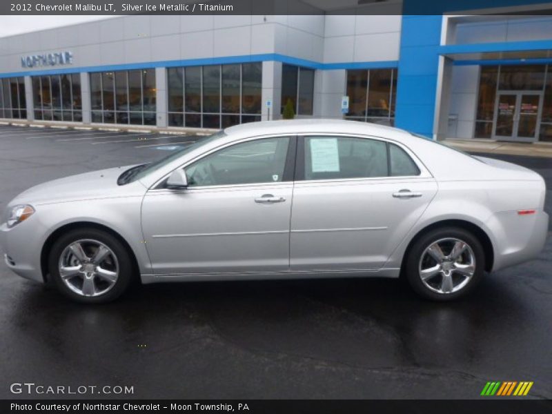 Silver Ice Metallic / Titanium 2012 Chevrolet Malibu LT
