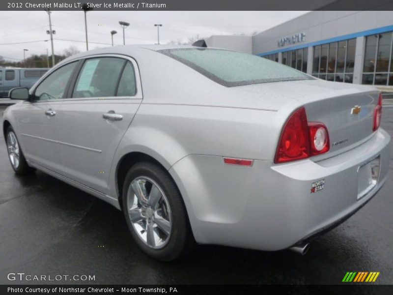 Silver Ice Metallic / Titanium 2012 Chevrolet Malibu LT