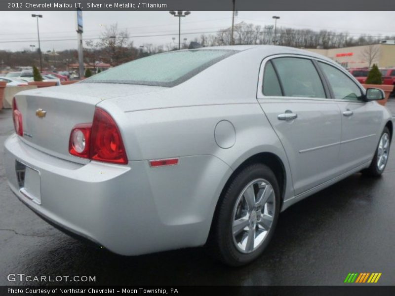 Silver Ice Metallic / Titanium 2012 Chevrolet Malibu LT