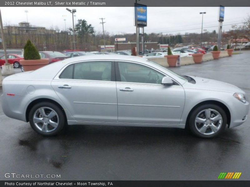 Silver Ice Metallic / Titanium 2012 Chevrolet Malibu LT