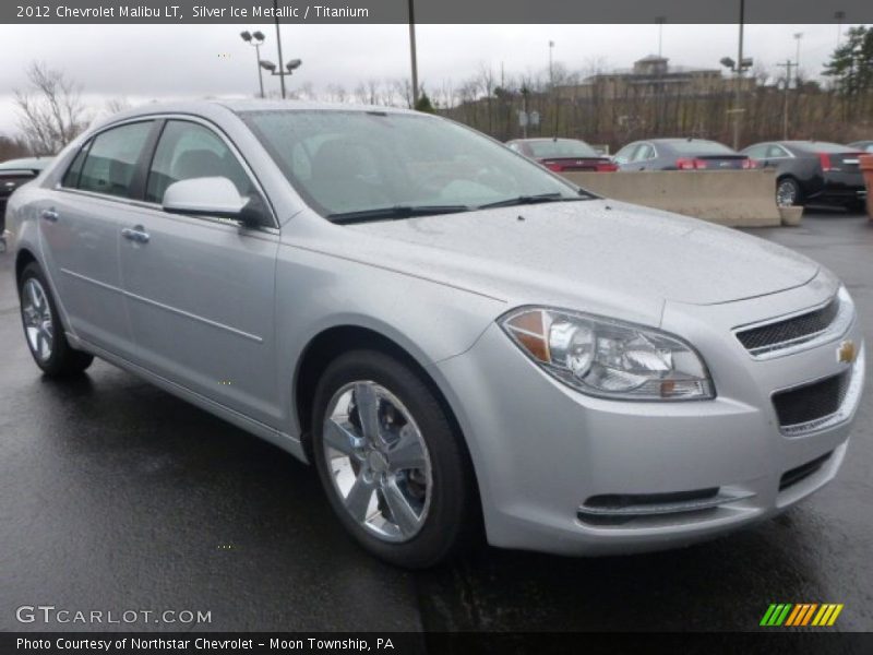 Silver Ice Metallic / Titanium 2012 Chevrolet Malibu LT