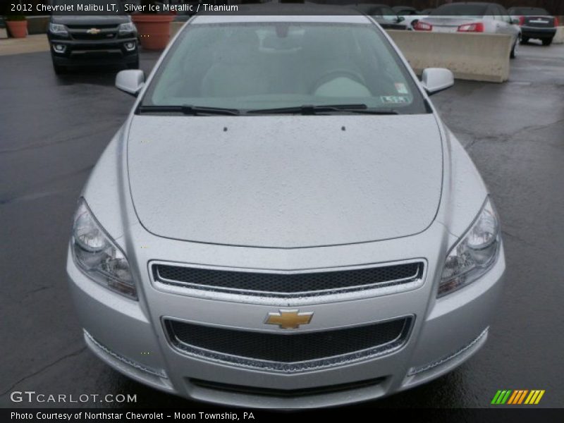 Silver Ice Metallic / Titanium 2012 Chevrolet Malibu LT
